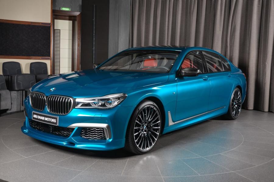 BMW M760Li Individual in Long Beach Blue by 3D Design and Abu Dhabi Motors '2017